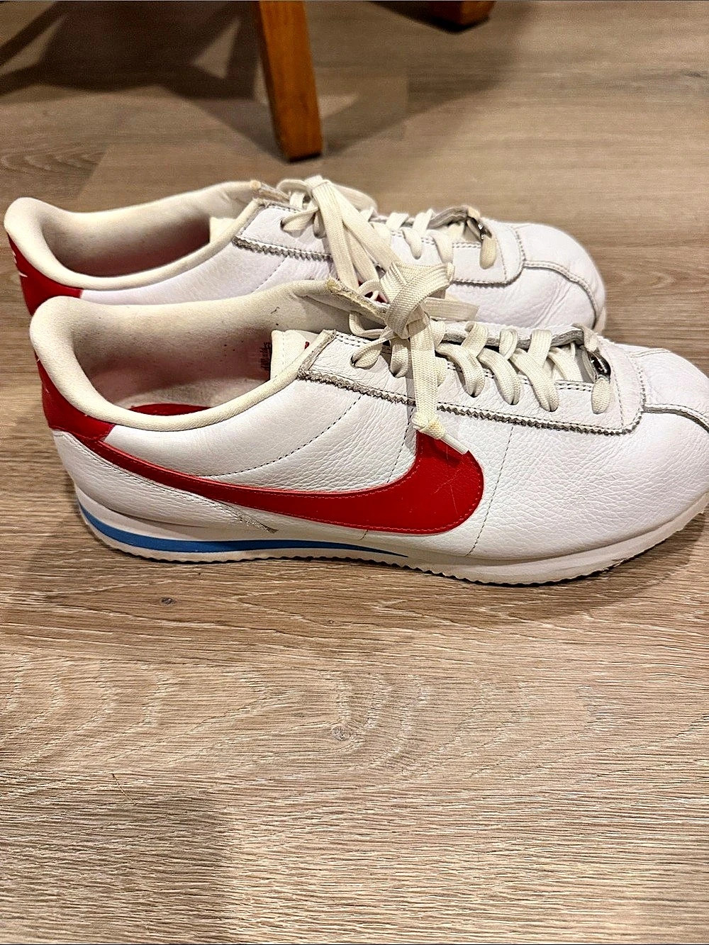 Nike Cortez Sneakers White & Red US 11